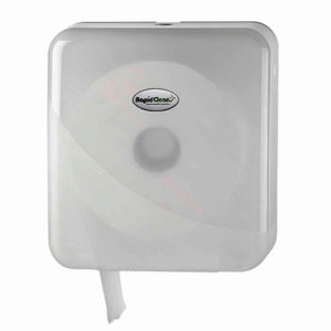 RapidClean Jumbo Toilet Tissue Roll Dispenser