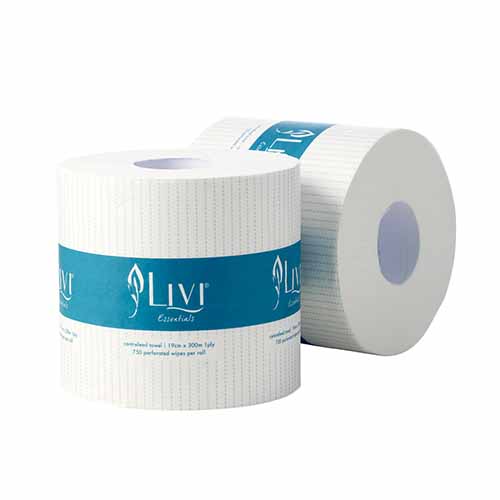 Livi Essentials Centrefeed Roll Towel – 1203