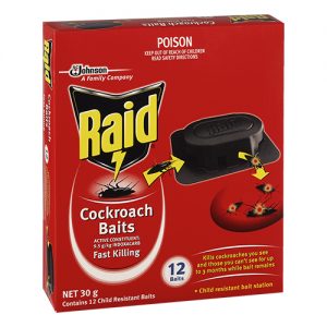 Raid Cockroach Bait 12 Pack
