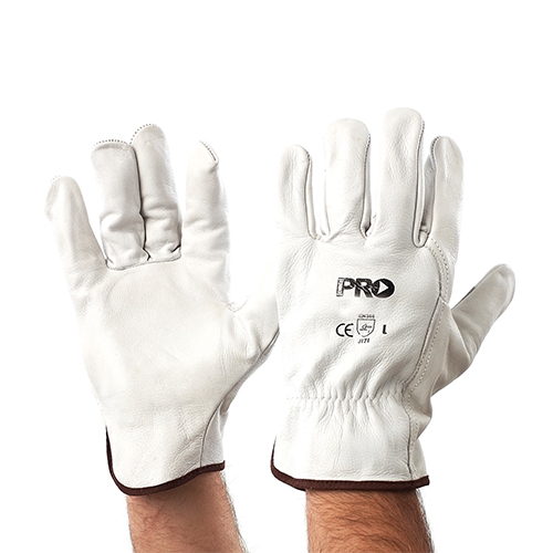 RiggaMate Cow Grain Natural Riggers Gloves